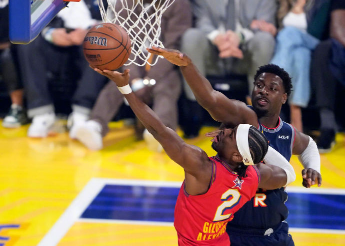 NBA全明星正赛:巴克利队vs肯尼队全场录像回放(2月17日)